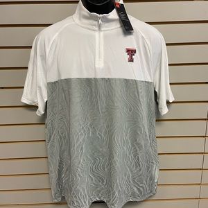 Under Armour Mens Texas Tech short sleeve 1/4 zip
